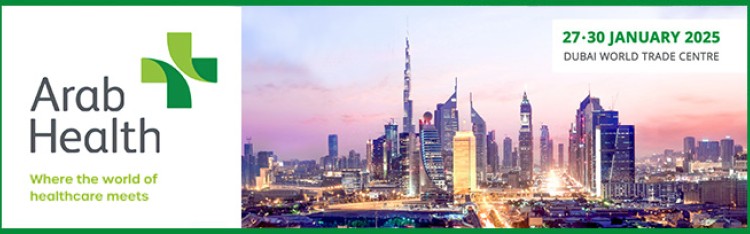 January 27 - 30, 2025:  Arab Health Medical Exhibition - 50th anniversary